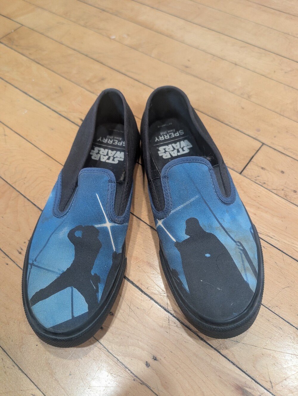 Sperry Women's Star Wars Slip-On Loafers in Blue and Black